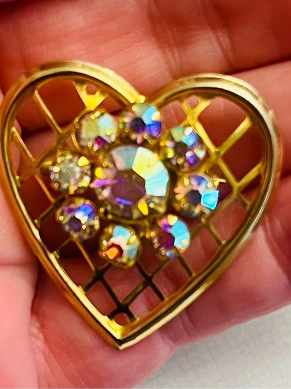 Vintage AB brooch